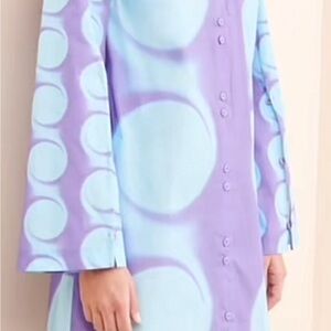 HOSBJERG Freya Shirt Dress Purple and Blue